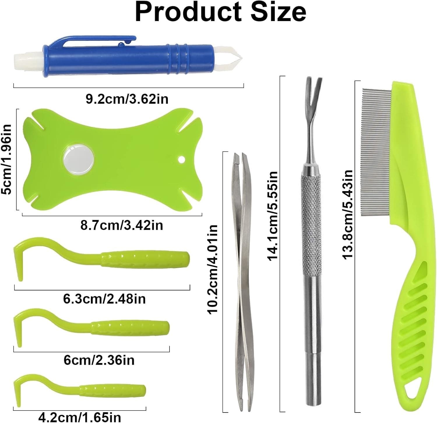 Kit Antiparasitario 8 en 1 - Pinza y Peine para Pulgas y Garrapatas thumbnail 4