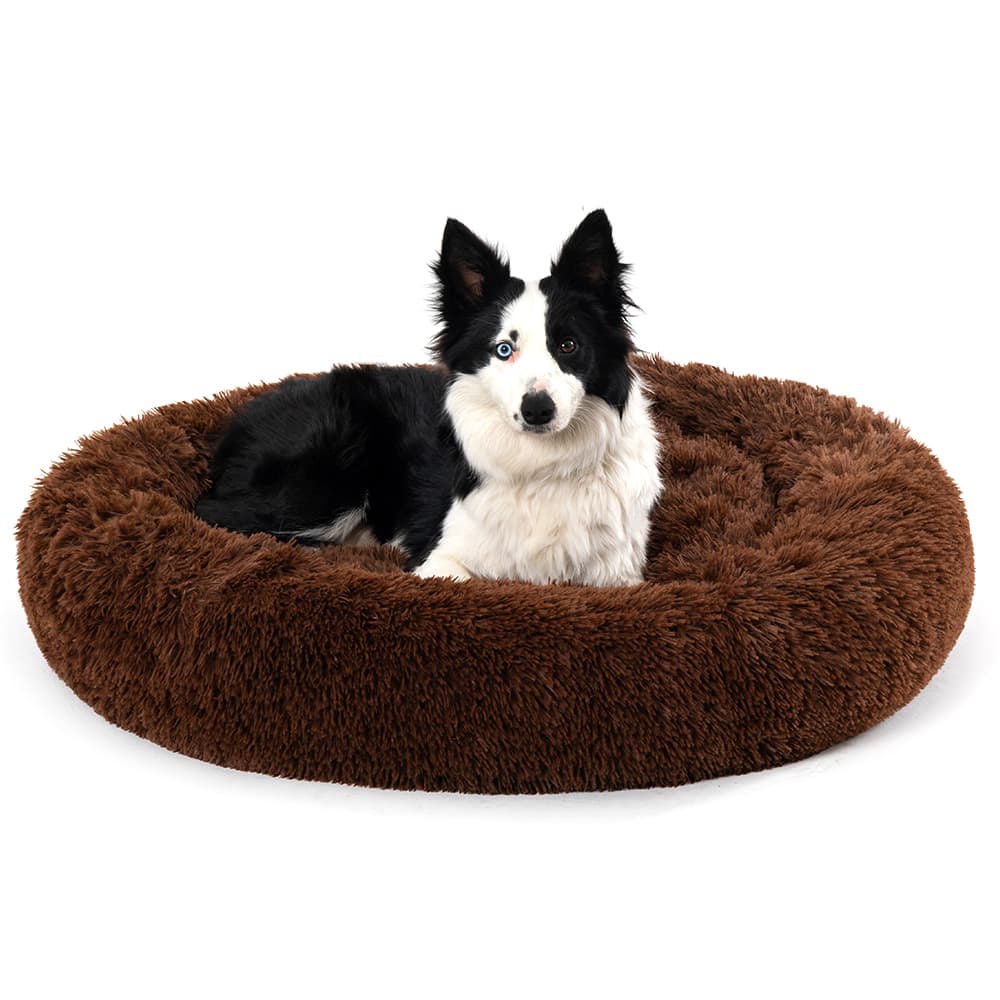 Cama Donut de Peluche con Cierre para Perros y Gatos - Lavable thumbnail 3